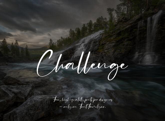 Challenge Font