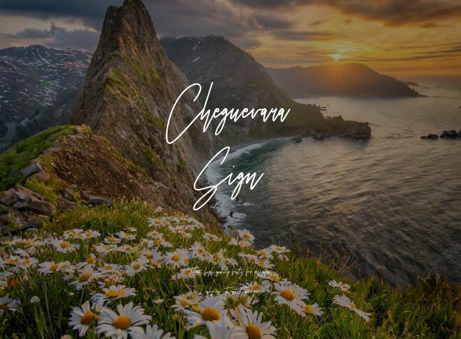 Cheguevara Sign Font
