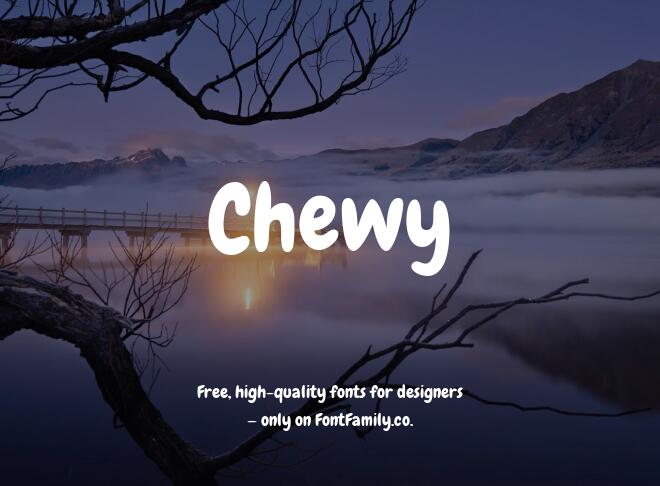 Chewy Font