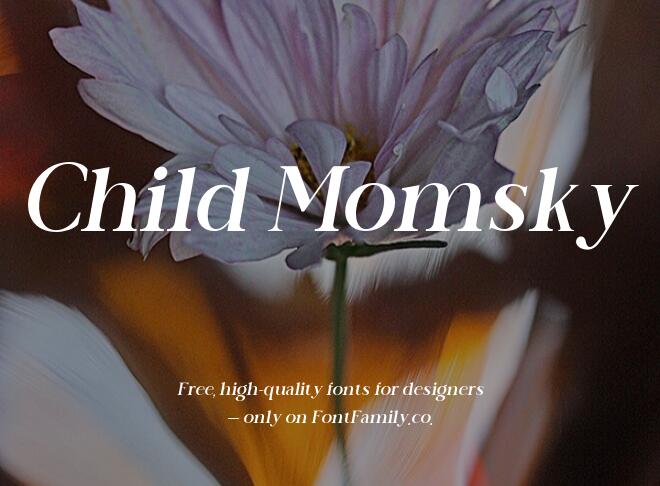 Child Momsky Font