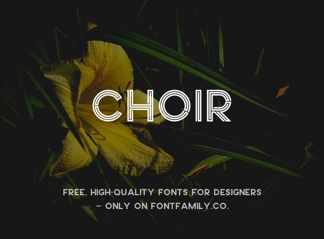 Choir Font