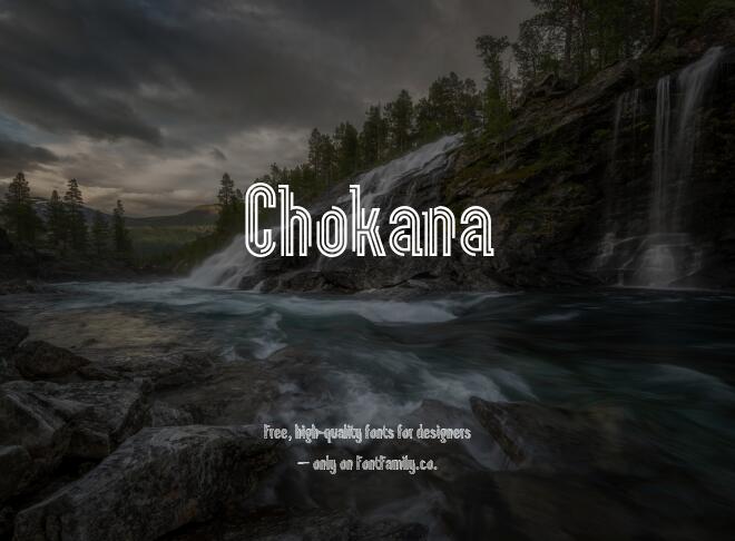 Chokana Font