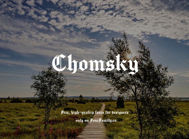 Chomsky Font
