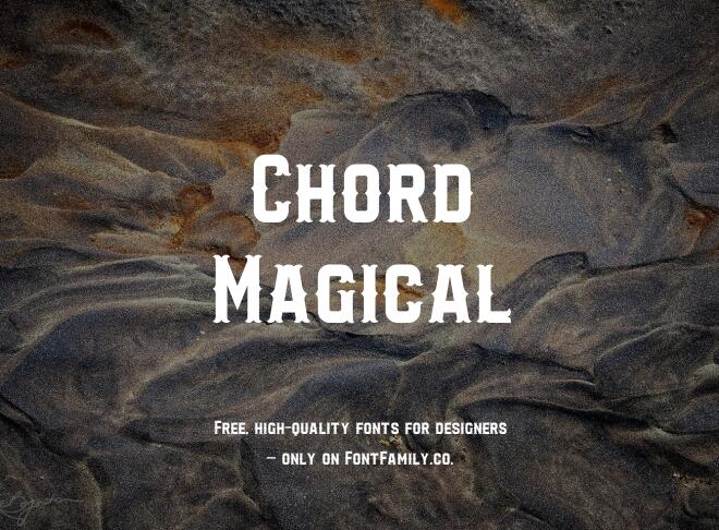 Chord Magical Font
