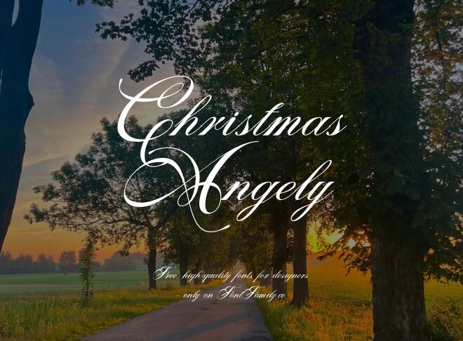 Christmas Angely Font