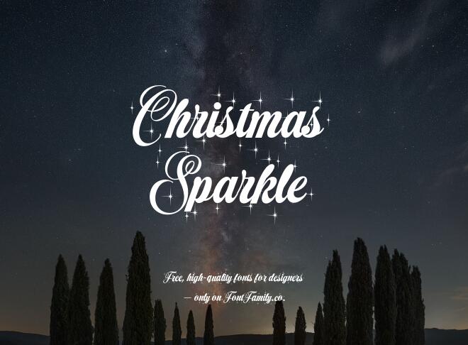 Christmas Sparkle Font