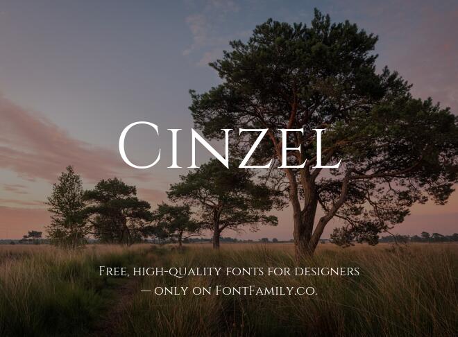 Cinzel Font