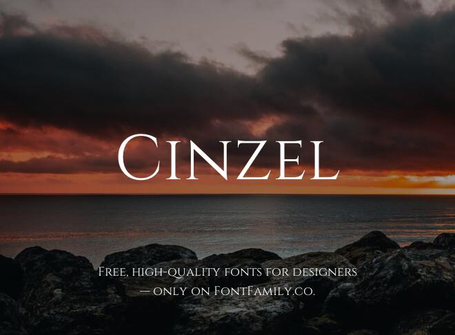 Cinzel Font