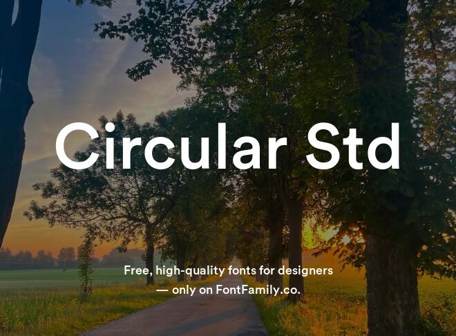 Circular Std Font