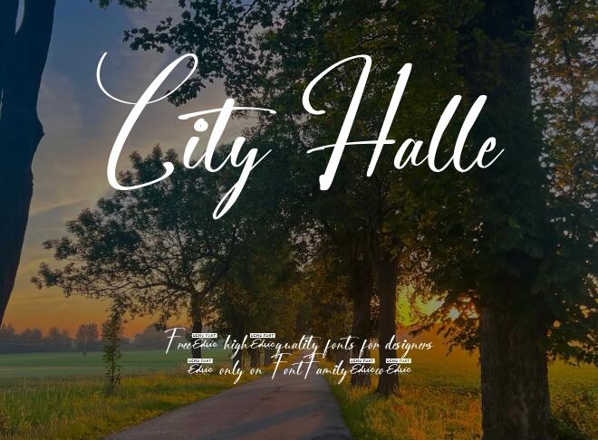 City Halle Font