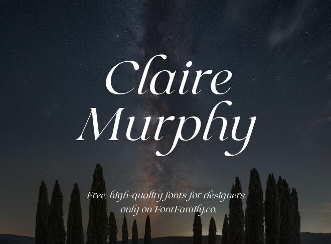 Claire Murphy Font