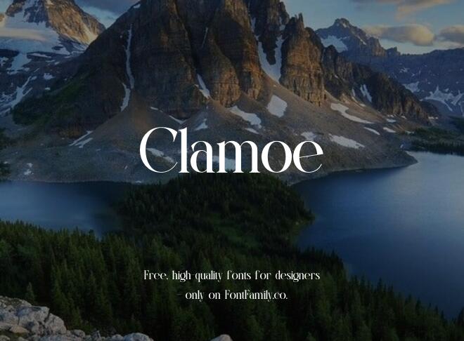Clamoe Font