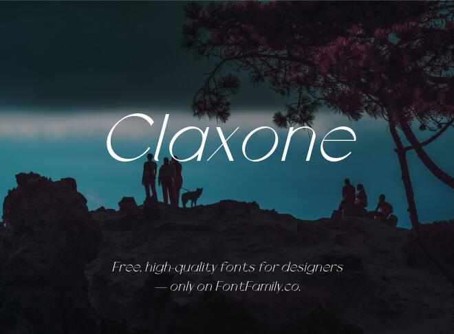 Claxone Font