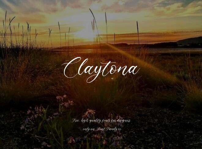 Claytona Font