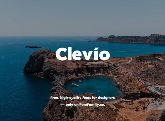 Clevio Font