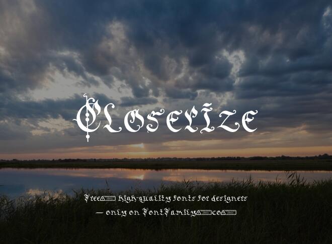 Closerize Font