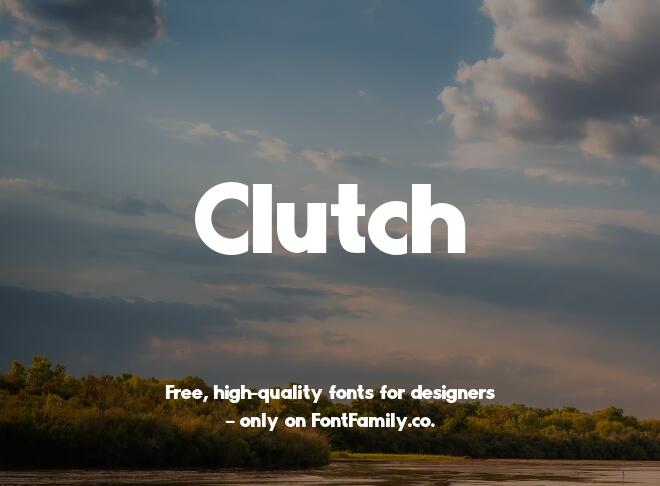 Clutch Font