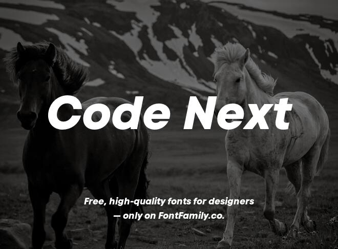 Code Next Font