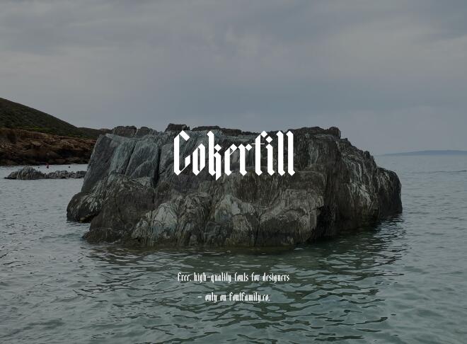 Cokerfill Font