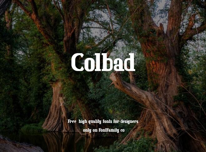 Colbad Font
