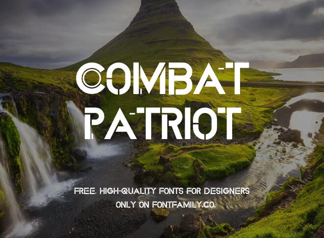 Combat Patriot Font