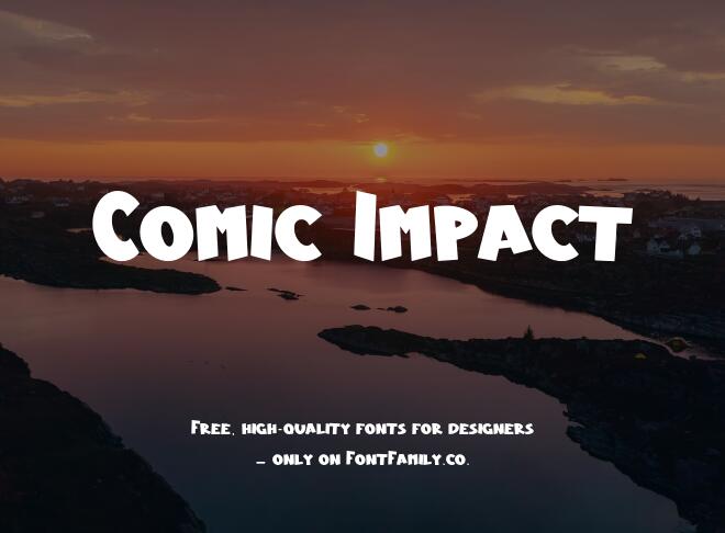 Comic Impact Font