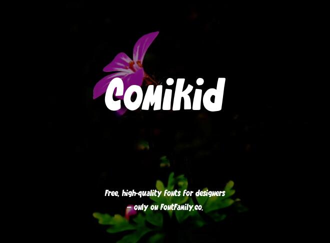 Comikid Font