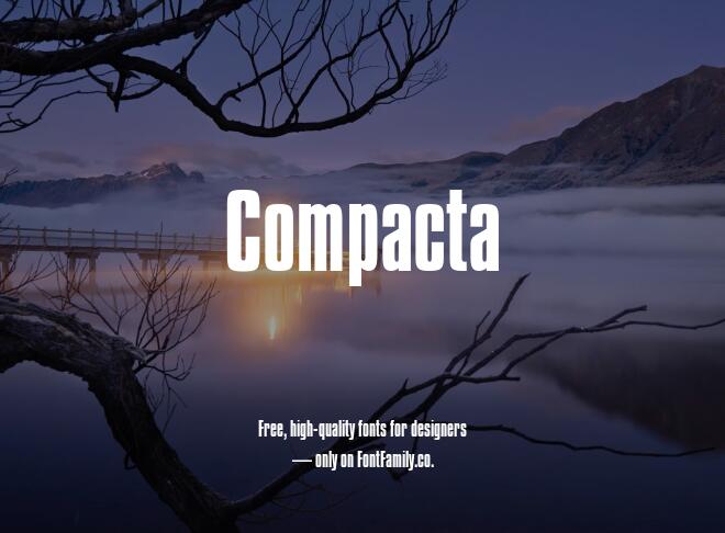 Compacta Font