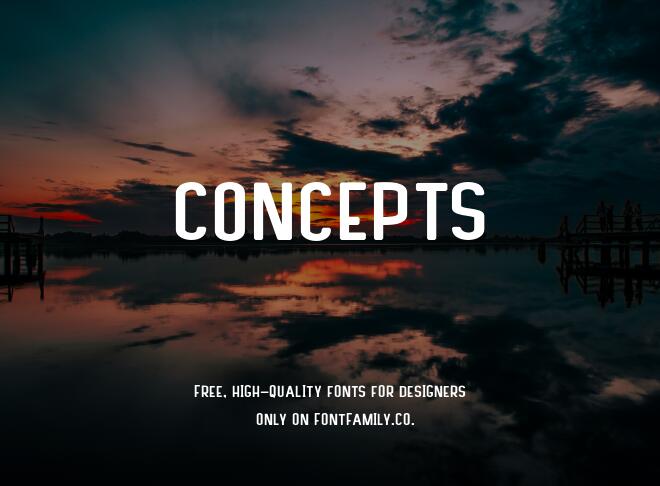 Concepts Font