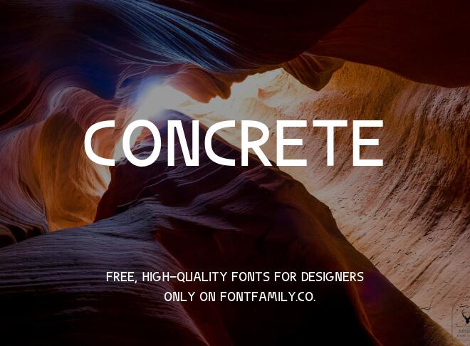 Concrete Font