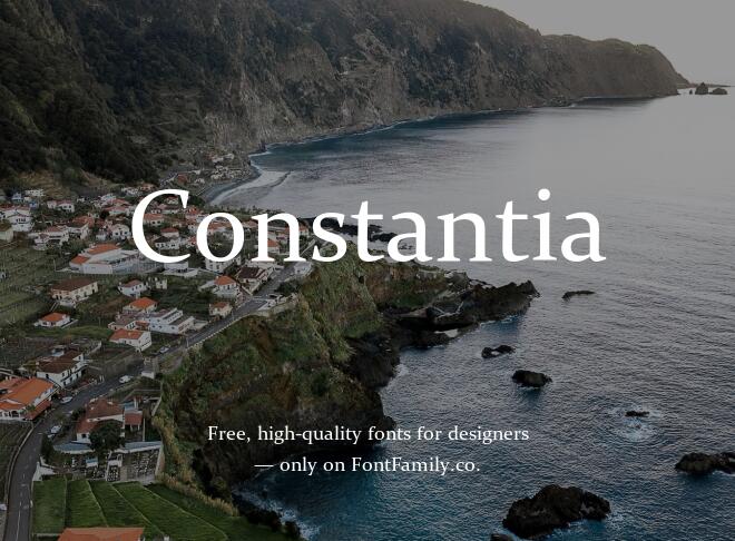 Constantia Font