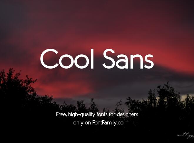 Cool Sans Font