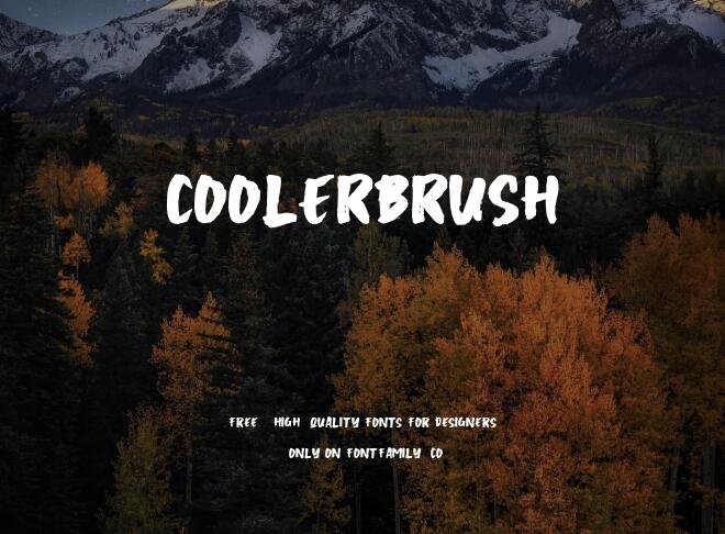 Coolerbrush Font