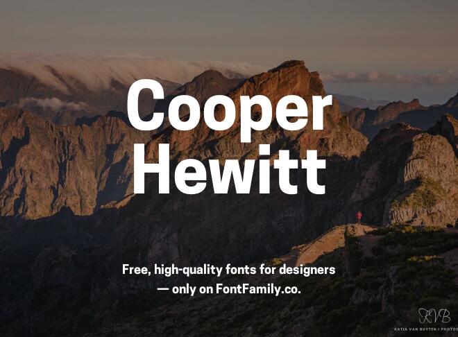 Cooper Hewitt Font
