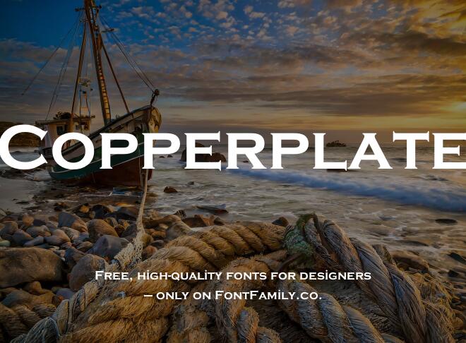 Copperplate Font
