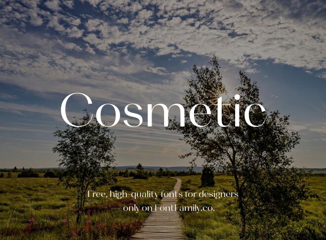 Cosmetic Font