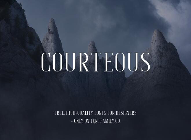 Courteous Font