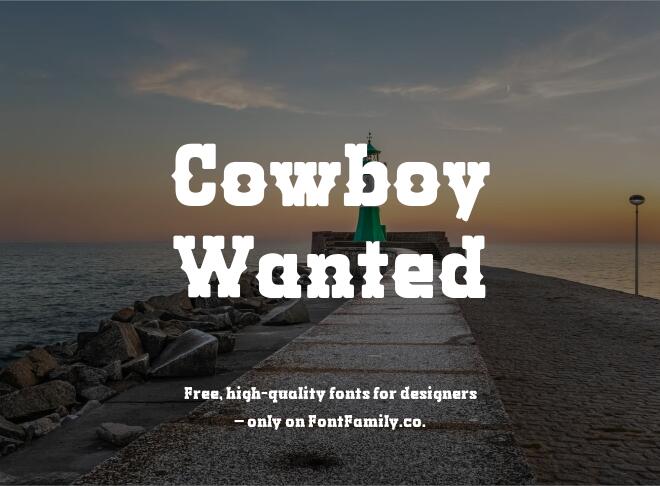 Cowboy Wanted Font