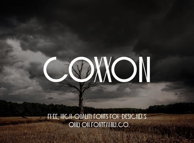 Coxxon Font