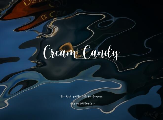 Cream Candy Font