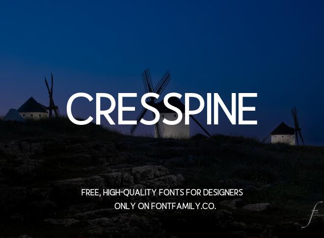 Cresspine Font