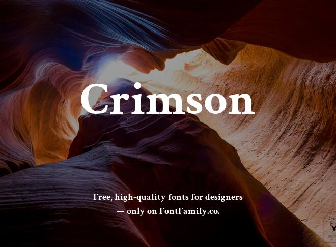 Crimson Font