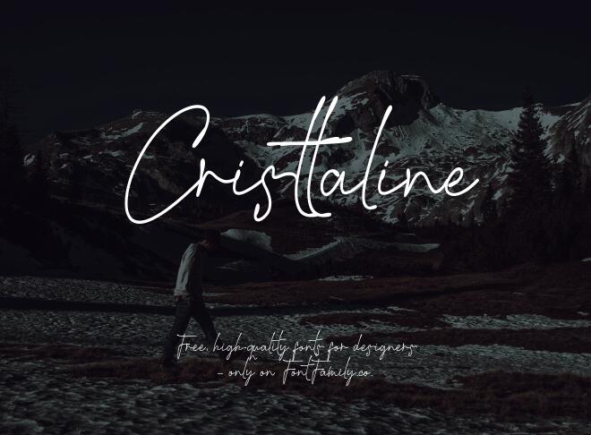 Cristtaline Font