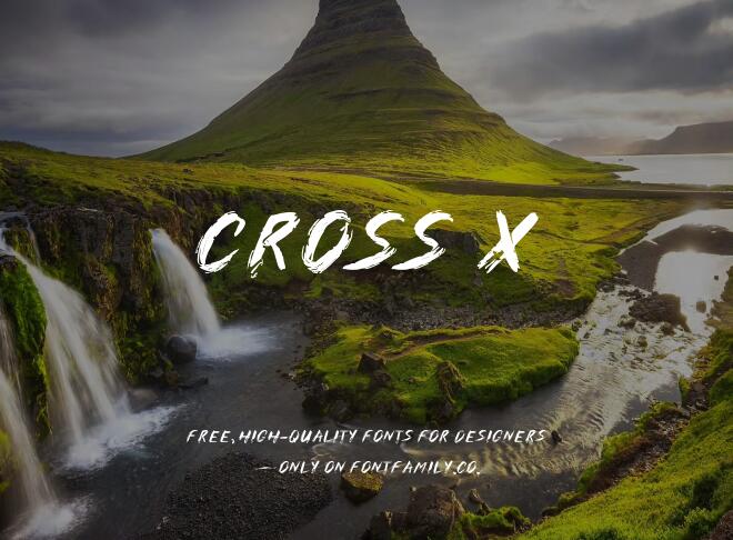 Cross X Font