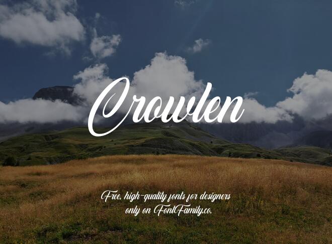 Crowlen Font