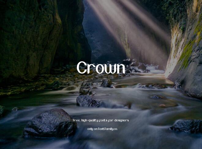 Crown Font