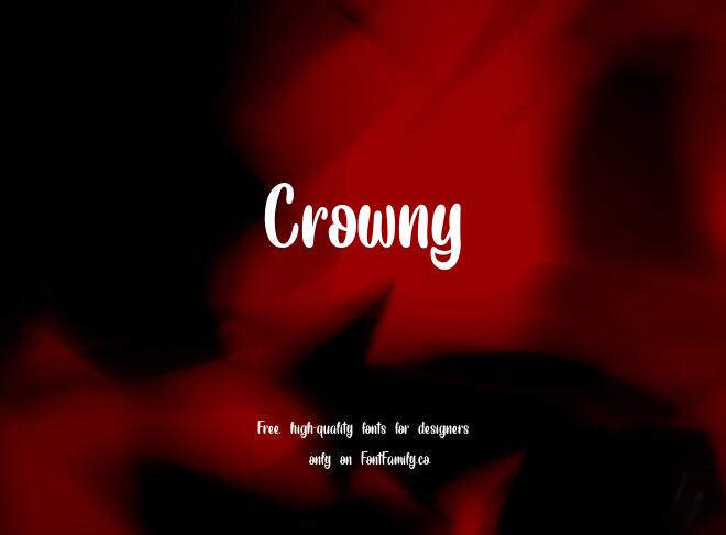 Crowny Font