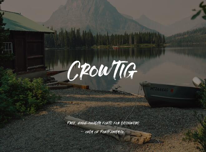Crowtig Font