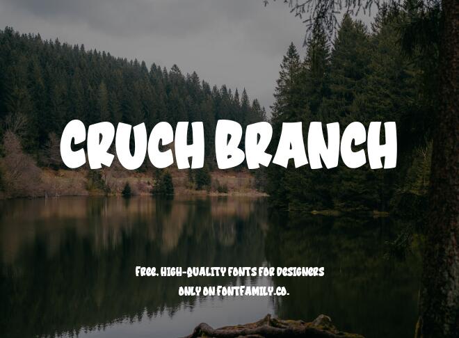 Cruch Branch Font