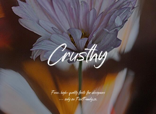 Crusthy Font